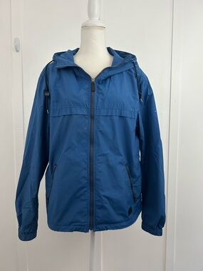 Coach mens windbreaker packable blue jacket size M